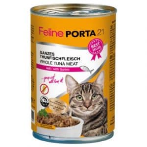 Sparpaket Feline Porta 12 x 400 g - Hühnerfleisch mit Aloe (getreidefrei)