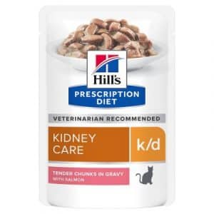 Hill’s Prescription Diet k/d Kidney Care mit Lachs - 48 x 85 g