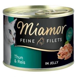 Sparpaket Miamor Feine Filets 12 x 185 g - Thunfisch & Shrimps