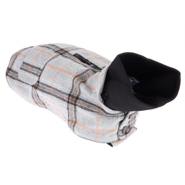 Hundemantel Flannel Check - ca. 70 cm Rückenlänge