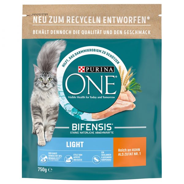 Purina ONE Light mit Huhn - 3 x 750 g