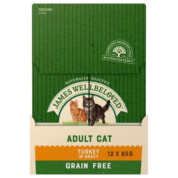 James Wellbeloved Adult Cat Grain Free Truthahn - 24 x 85 g
