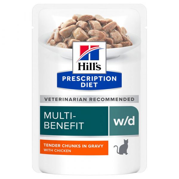 Hill's Prescription Diet w/d mit Huhn - 24 x 85 g