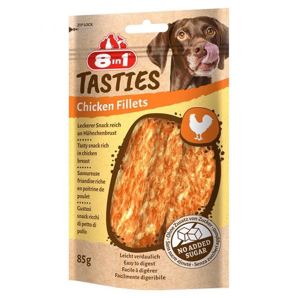 8in1 Tasties Hühnerfilets - 3 x 85 g