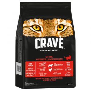 Crave mit Rind & Huhn - Sparpaket: 2 x 7 kg