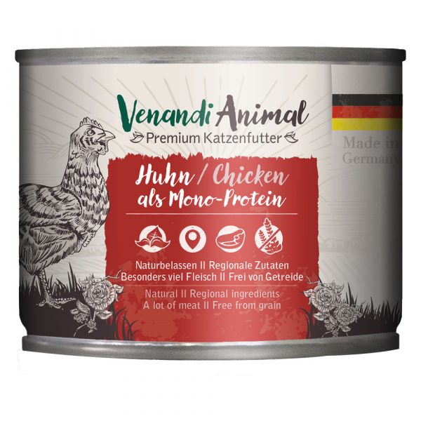 Venandi Animal Monoprotein 6 x 200 g - Huhn