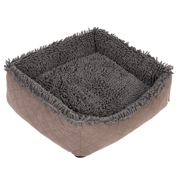 TIAKI Hundebett Chenille - L 85 x B 80 x H 22 cm