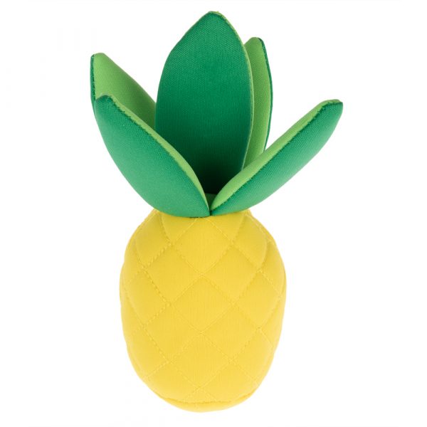 TIAKI Hundespielzeug Squeaker Ananas - L 16 x B 8 x H 7 cm