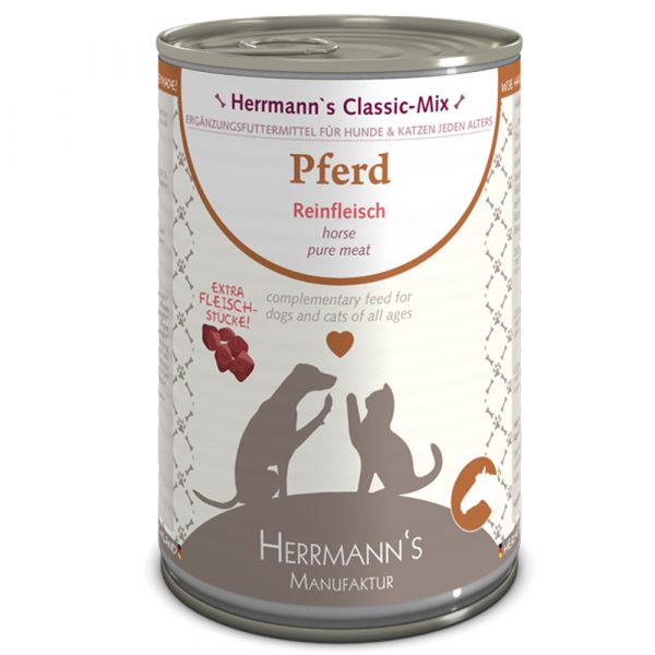 Herrmann´s Reinfleisch Sensitive 6 x 400 g - Pferd Pur