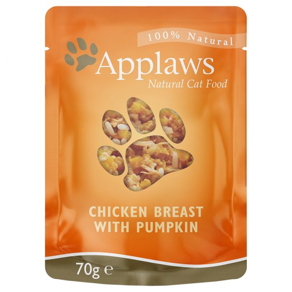 Applaws Pouch mit Brühe 12 x 70 g - Huhn mit Kürbis