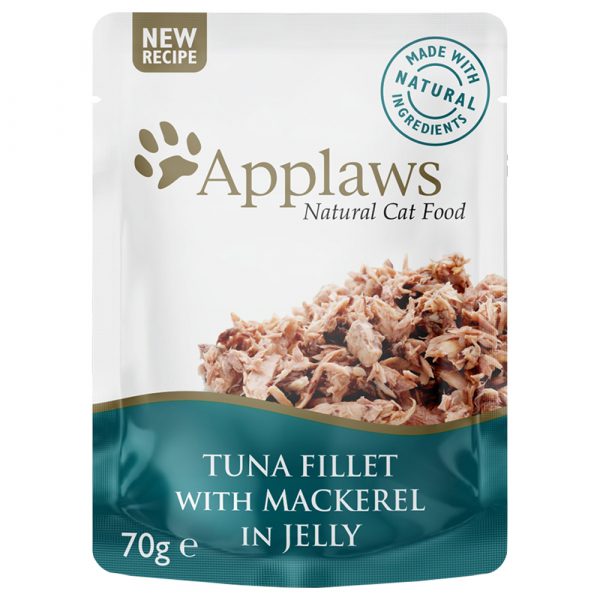 Applaws Pouch in Jelly 16 x 70 g - Thunfisch mit Makrele