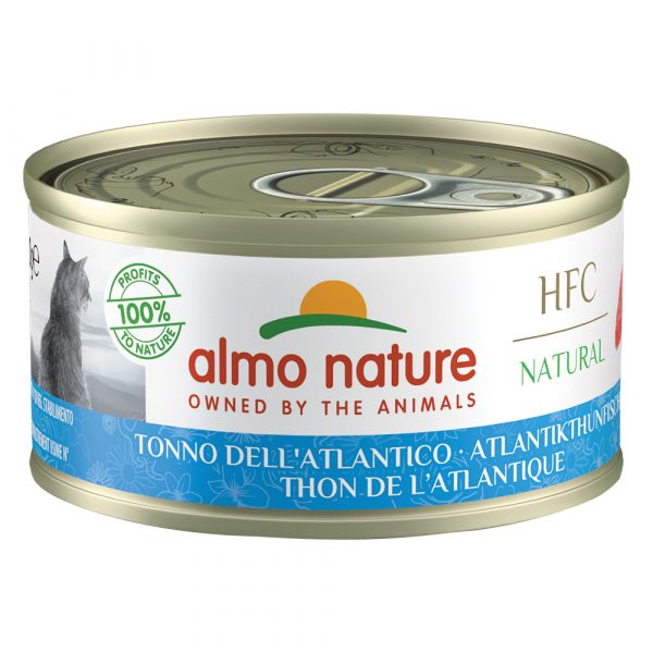 Sparpaket Almo Nature 24 x 70 g - HFC Natural Atlantikthunfisch