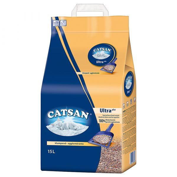 Catsan Ultra Klumpstreu - Sparpaket: 2 x 15 l