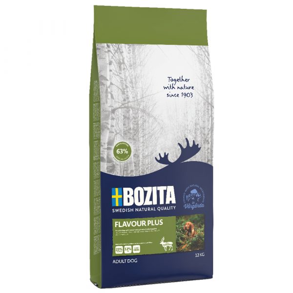 2 kg gratis! Bozita Großgebinde Trockenfutter - Flavour Plus (12 kg)