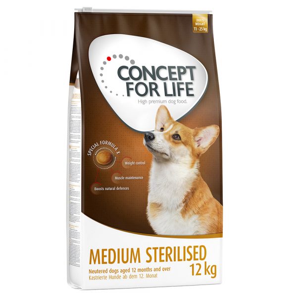 Sparpaket Concept for Life 2 x Großgebinde - Medium Sterilised (2 x 12 kg)