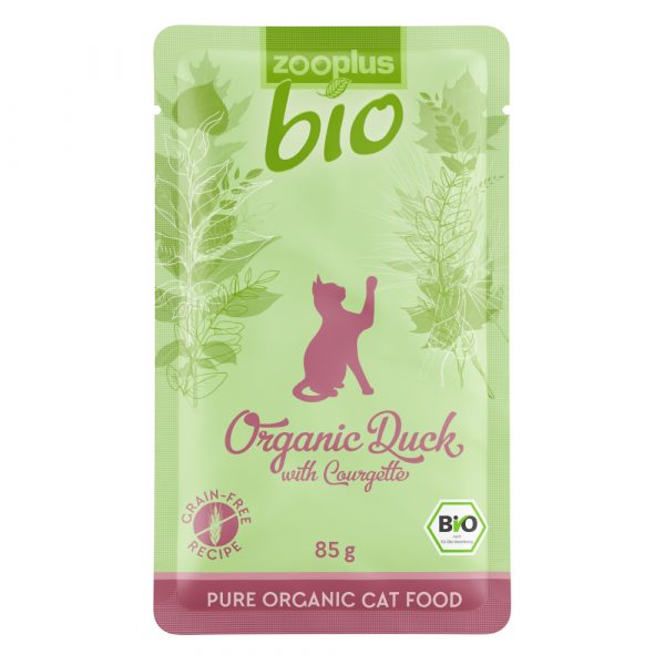 Probierpaket: zooplus Bio 6 x 85 g - Bio Ente mit Bio Zucchini (Megapack 6x85g)